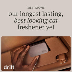 Drift metal clip visor attachment secures scent with a magnetic snap.