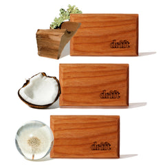 Drift teak wood air freshener on visor for premium scent in your car
