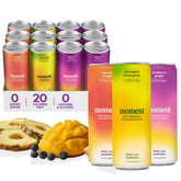 Drink Your Meditation Moment Adaptogen Drink can close-up highlighting zero added sugar and calm vibes.