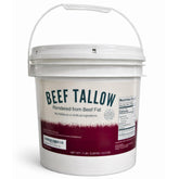 Drip Co beef tallow 7lb bulk pail with safety seal for cooking convenience