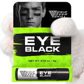 Drip Over Skill Eye Black stick—natural ingredients for skin-safe wear during games.