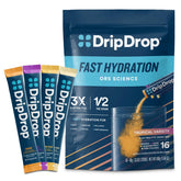 DripDrop Tropical Variety Pack Mango stick for on-the-go hydration during workouts