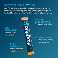 DripDrop passion fruit stick easy to mix after a jog.