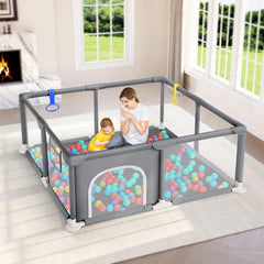 Dripex baby playpen 47x47 large indoor play area for safety and exploration.