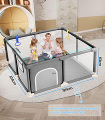 Dripex playpen with stable base prevents tipping during active play.