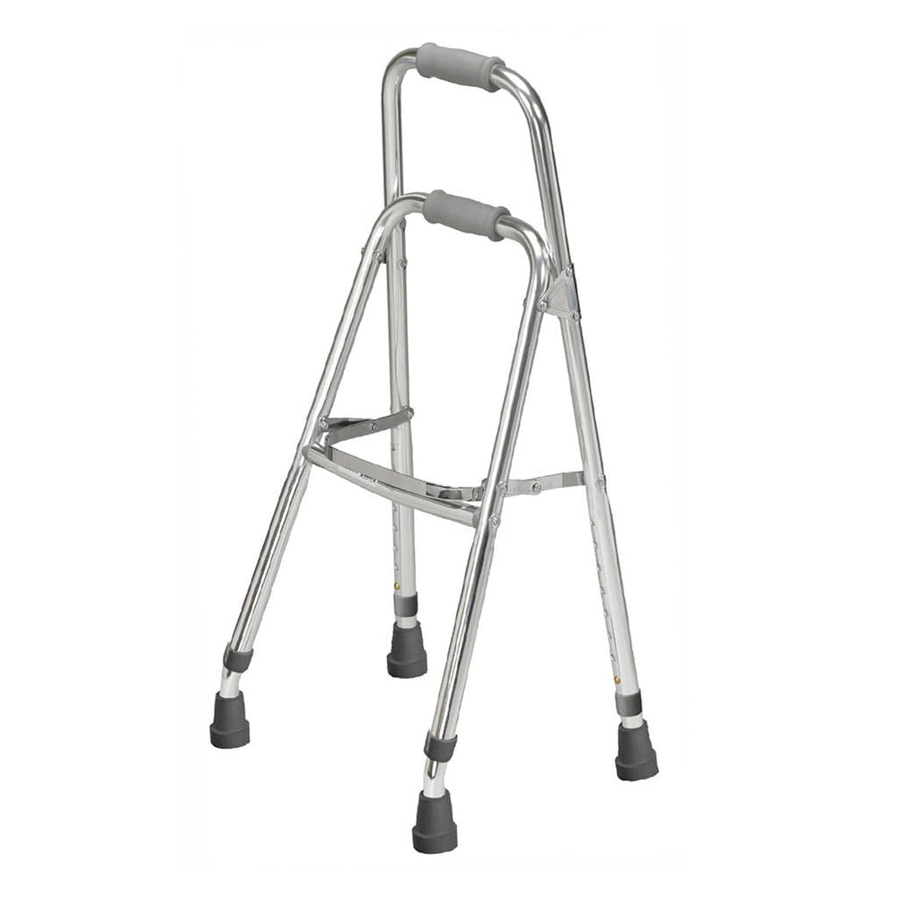 Drive Medical Side Style Hemi Walker with a wide base for stability.