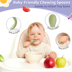 DRKIO ergonomic handles offer comfortable grip during tiny meals.