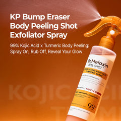 Dr.Melaxin Body Keratin Spray bottle front, sleek design for easy use