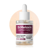 Dr.Melaxin Cemenrete Calcium Ampoule Plus bottle closeup for smooth under-eye care.