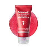 Dr.Melaxin TX Astaxanthin mask packaging close-up for night-time hydration