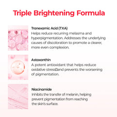 Dr.Melaxin TX Astaxanthin mask being peeled off for easy skincare ritual