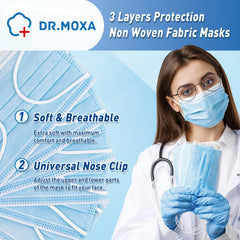 DR.MOXA soft elastic earloops ensure comfortable wear.
