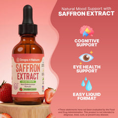 Drops Of Nature saffron drops strawberry flavor adds a tasty daily ritual