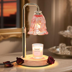 Droyek Candle Warmer Lamp top view with safe top-down heating for fragrance