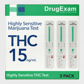 DrugExam 3Pack box front showing discreet, home-friendly package