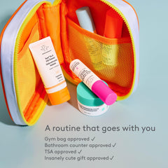Evening routine bottles from Drunk Elephant Littles Kit for renewal