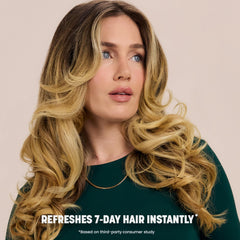 Drybar Detox Dry Shampoo uses micro-fine rice powders that blend with hair color.
