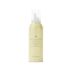 Drybar Southern Belle Volume Boosting Mousse bottle highlights frizz control and body.
