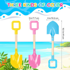 Dsmile square-handle ABS plastic shovels for easy kid grip