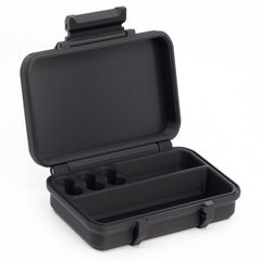 Interior layout of the Dual 3ml and 30ml vial case for quick access.