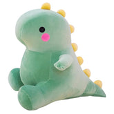 DUANMUL Cute Fat Dinosaur Plush Green 8in for cozy cuddles and soft playtime