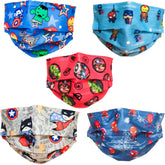 DUASTAR kids pink pattern disposable mask, comfortable and kid-friendly.