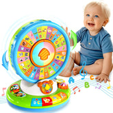 Duchong Alphabet Zoo Spin: engaging spin action supports fine motor skills.