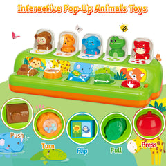 Duchong pop-up toy lights illuminate play, guiding baby through cause-and-effect exploration.