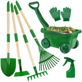 Duckura Kids Gardening Wheelbarrow for outdoor play and easy transport.