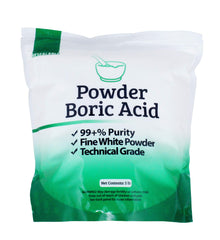 Duda Energy boric acid powder bags for high-purity industrial use.