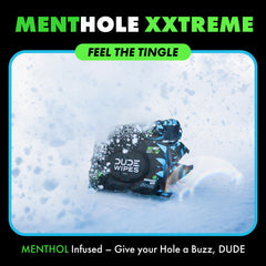 MentHOLE XXtreme close-up showing menthol infusion for a refreshing tingle.
