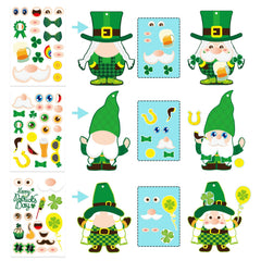 DUJAA leprechaun ornaments image, ready for kids to create DIY decorations.