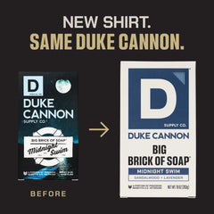 Triple-milled texture close-up showing rich, durable lather of Duke Cannon soap.