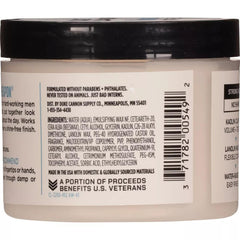 Duke Cannon pomade texture on hair reveals matte finish and fullness