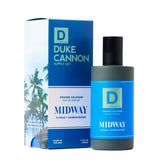 Duke Cannon Proper Cologne Midway bottle front view with citrus and cedarwood notes for daily wear.