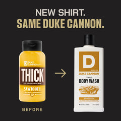 Close-up of Duke Cannon Sawtooth Thick texture reveals mineral-enriched exfoliation