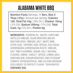 Duke’s Alabama White Sauce dipping bowl shows creamy texture for wings.