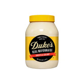 DUKE'S Real Mayonnaise front view showing a creamy spread for sandwiches