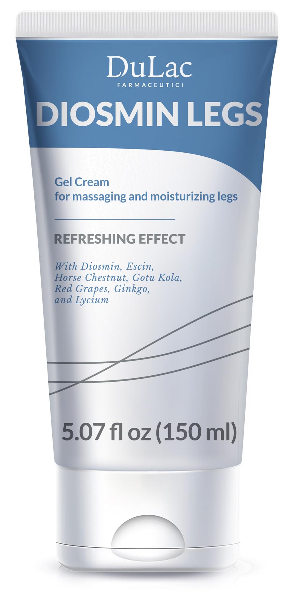 DULÀC Dulac Diosmin Legs Gel Cream cooling texture for instant refreshment.