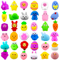 DULEFUN Easter Mochi Bunny squishy toy for tactile play and Easter fun.