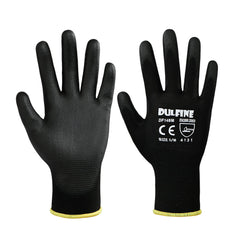 DULFINE nylon-shell gloves with knit wrist offering breathability and dirt protection.