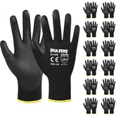 DULFINE ultra-thin PU-coated gloves with palm grip for precise handling.