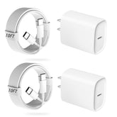 Duloch 20W USB-C charger front view for fast iPhone charging.