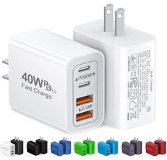 Dulums 40W USB-C Charger Cube front view for quick home charging.