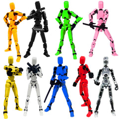 Dumwick Titan 13 assembly complete, ready-to-display action figure.