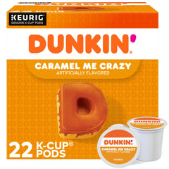 Dunkin Bakery Series Caramel Coffee Cake pod close-up revealing rich aroma for a cozy brew
