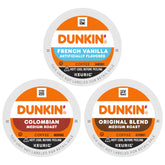 Dunkin best sellers variety pack boxes on kitchen counter for family coffee variety