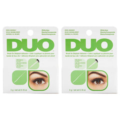 DUO brush-on clear lash glue tube enables quick, precise lash placement with a fast-drying formula