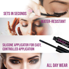 Waterproof formula helps lashes stay put through daily activities
