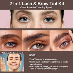 Duofanny brow color in black tubes for precise application.